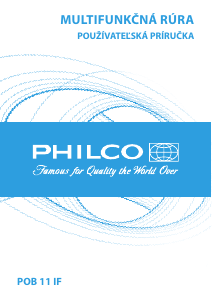 Návod Philco POB 11 IF Rúra