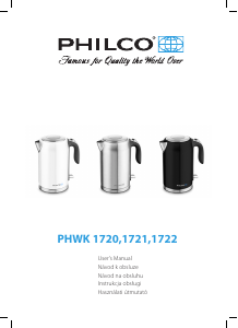 Bruksanvisning Philco PHWK 1721 Vattenkokare