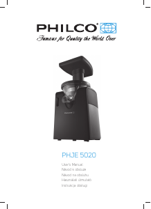 Bruksanvisning Philco PHJE 5020 Juicepress