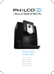 Manual Philco PHEM 1000 Espresso Machine