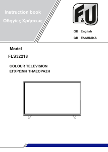 Handleiding F&U FLS32218 LED televisie