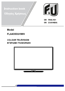 Εγχειρίδιο F&U FLA4350UHWH Τηλεόραση LED