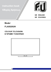 Handleiding F&U FLA5520UH LED televisie