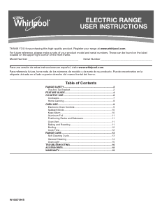 Bruksanvisning Whirlpool YWEE510S0FV Spis