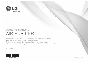 Manual LG PH-U450WN Air Purifier
