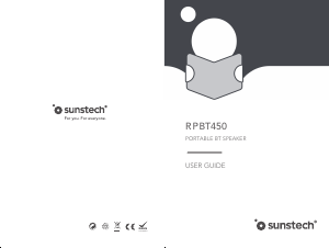 Bruksanvisning Sunstech RPBT450 Högtalare