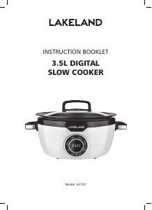 Bruksanvisning Lakeland 62797 Slow cooker