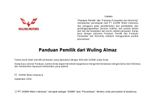 Panduan Wuling Almaz (2019)