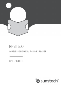 Manual de uso Sunstech RPBT500 Altavoz