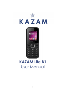 Handleiding Kazam LIFE B1 Mobiele telefoon