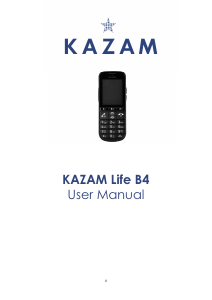 Handleiding Kazam LIFE B4 Mobiele telefoon