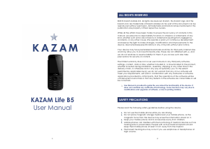 Handleiding Kazam LIFE B5 Mobiele telefoon