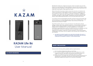 Handleiding Kazam LIFE B6 Mobiele telefoon