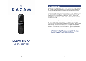 Handleiding Kazam LIFE C4 Mobiele telefoon