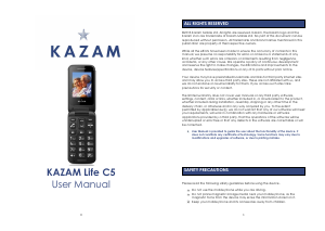 Handleiding Kazam LIFE C5 Mobiele telefoon