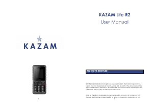 Handleiding Kazam LIFE R2 Mobiele telefoon