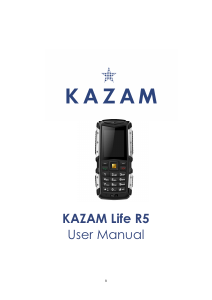 Handleiding Kazam LIFE R5 Mobiele telefoon