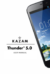 Handleiding Kazam Thunder2 5.0 Mobiele telefoon
