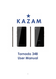 Handleiding Kazam Tornado 348 Mobiele telefoon