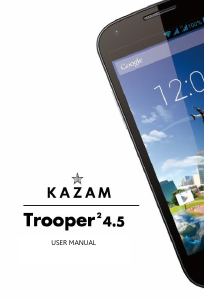 Handleiding Kazam Trooper2 4.5 Mobiele telefoon