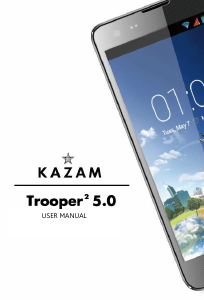 Handleiding Kazam Trooper2 5.0 Mobiele telefoon