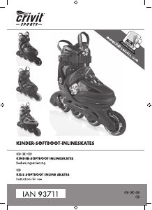 Bedienungsanleitung Crivit KI-1733 Inline skates