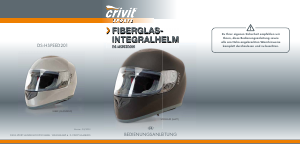 Bedienungsanleitung Crivit DS-HSPEED201 Motorradhelm