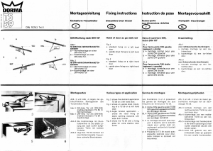 Bedienungsanleitung Dorma TS 59 Türschliesser