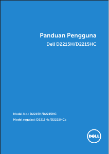 Panduan Dell D2215H Monitor LCD