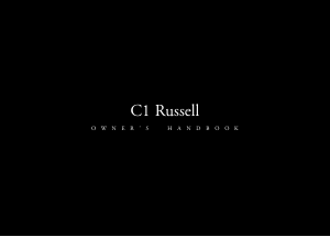 Bruksanvisning Christopher Ward C1 Russell Armbandsur