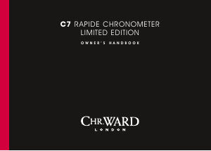 Bruksanvisning Christopher Ward C7 Rapide COSC Armbandsur