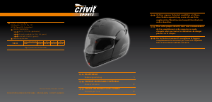Bedienungsanleitung Crivit V210 Motorradhelm