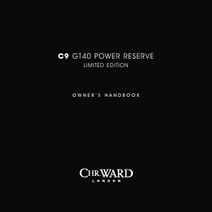 Bruksanvisning Christopher Ward C9 GT40 Power Reserve Armbandsur