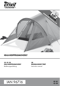 Manual Crivit ID-1814 Tent