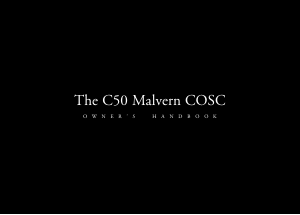 Bruksanvisning Christopher Ward C50 Malvern COSC Armbandsur