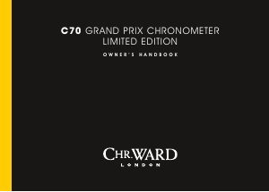 Bruksanvisning Christopher Ward C70 GP COSC Armbandsur