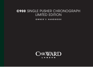 Bruksanvisning Christopher Ward C900 Single Pusher Armbandsur
