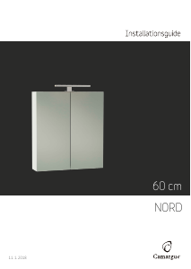 Priručnik Camargue Nord (60cm) Ormarić sa zrcalom
