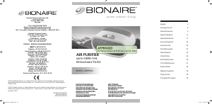 Manual Bionaire BAP9240 Purificador de ar