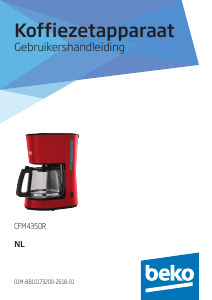 Handleiding BEKO CFM4350R Koffiezetapparaat