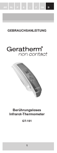 Bedienungsanleitung Geratherm Non Contact Thermometer