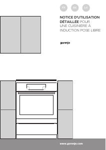 Mode d’emploi Gorenje EIT6356XPD Cuisinière