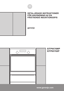 Bruksanvisning Gorenje EITP9576WP Spis