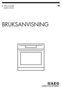 Bruksanvisning AEG BS831410SM Ugn