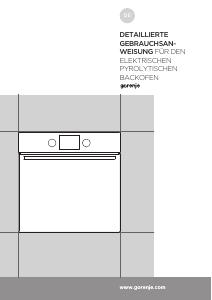 Bedienungsanleitung Gorenje BPS737E301X Backofen