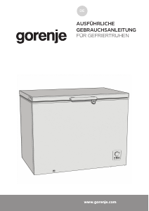 Bedienungsanleitung Gorenje FH302CW Gefrierschrank