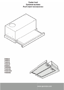 Návod Gorenje TH64E3BG Digestor