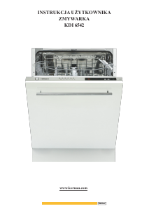 Manual Kernau KDI 6542 Dishwasher