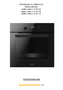 Manual Kernau KBO 1066.1 S PT X Oven