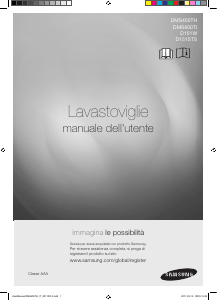 Manuale Samsung DMS600TIX Lavastoviglie